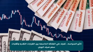 تأثير السياسة.. تعرف على العلاقة الحاسمة بين القرارات النقدية وتقلبات سعر صرف الروبل
